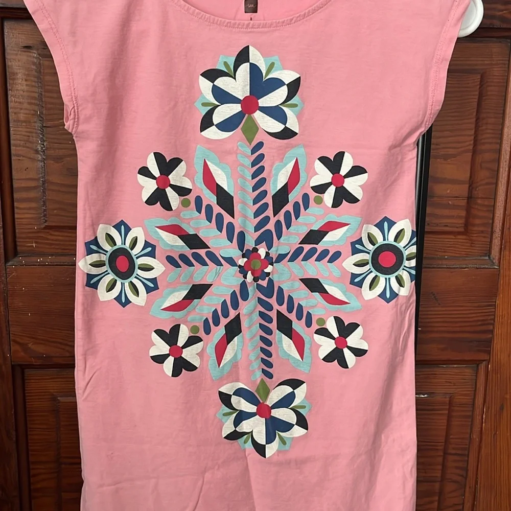 Tea printed shirt dress size 8